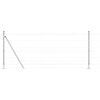 vidaXL Zaunpfosten Galvanisiert 100 x 1 m Stahl