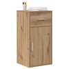 vidaXL Sideboard mit Schubladen Artisan-Eiche 38 x 34 x 75 cm