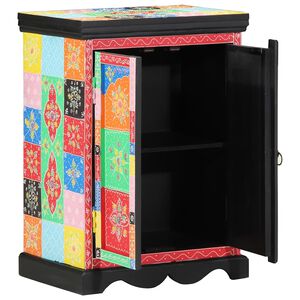 vidaXL Konsolentisch mit Regal mit Speicher Mehrfarbig 50 x 30 x 70 cm