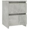 vidaXL Nachttisch Betongrau 30&times;30&times;40 cm Holzwerkstoff