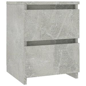 vidaXL Nachttisch Betongrau 30&times;30&times;40 cm Holzwerkstoff
