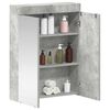 vidaXL Badezimmerspiegelschrank TULUM Beton Grau 60 x 16,5 x 78 cm