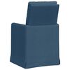 vidaXL Esszimmerst&uuml;hle 2 pcs Blau 57 x 67 x 98 cm Stoff