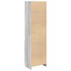 vidaXL Highboard Grau Sonoma 50x35x180 cm Holzwerkstoff