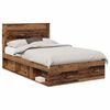 vidaXL Bettrahmen Altholz 120 x 190 cm Massives Kiefernholz
