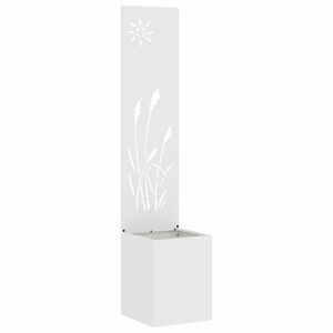 vidaXL Garten Sichtschutz-Leinwand Wei&szlig; 32 x 150 cm