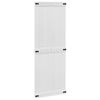 vidaXL Scheunent&uuml;r CORONA 80 x 210 cm Massives Kiefernholz Wei&szlig;