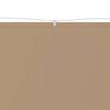 vidaXL Senkrechtmarkise Taupe 60x1200 cm Oxford-Gewebe