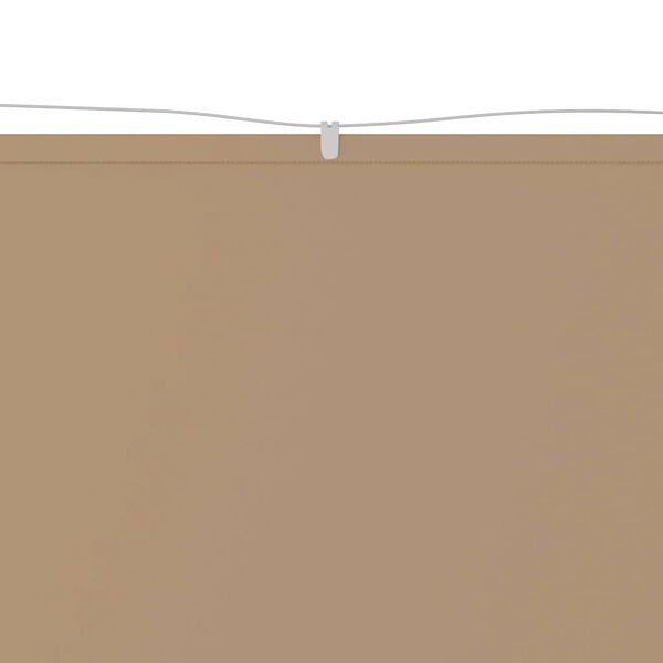 vidaXL Senkrechtmarkise Taupe 60x1200 cm Oxford-Gewebe