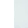 vidaXL Kaminofen Glasplatte Rechteckig 100x50 cm