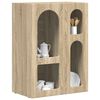 vidaXL Sideboard Sonoma-Eiche 59 x 35 x 80,5 cm Holzwerkstoff