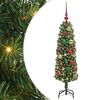 vidaXL K&uuml;nstlicher Weihnachtsbaum mit 150 LEDs mit St&auml;nder Gr&uuml;n 120 cm