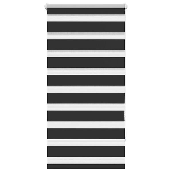 vidaXL Doppelrollo 60 x 120 cm schwarz