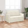 vidaXL Schlafsofa Creme 124 x 204 x 61 cm Samt