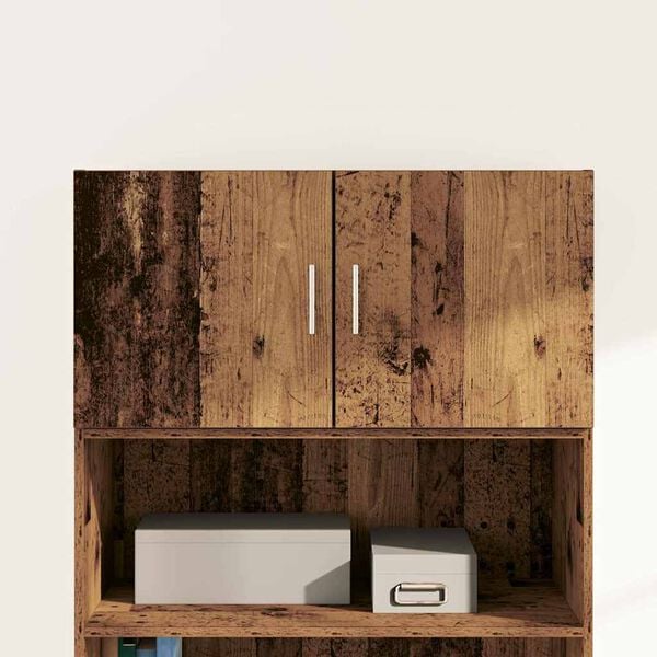 vidaXL Wandschrank Altholz 80 x 42,5 x 40 cm Holzwerkstoff