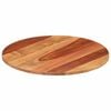 vidaXL Tischplatte Massivholz Akazie Rund 15-16 mm 50 cm