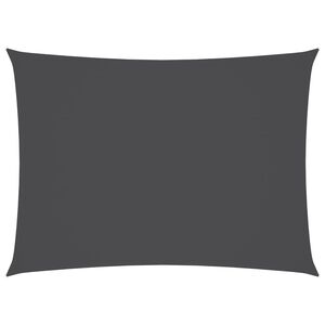 vidaXL Sonnensegel Oxford-Gewebe Rechteckig 2,5x4 m Anthrazit