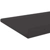vidaXL Schwebendes Regal 2 pcs Schwarz 40 x 17,5 x 2,5 cm Stahl
