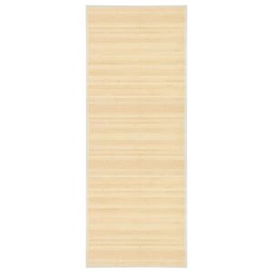 vidaXL Teppich Bambus 80x200 cm Natur