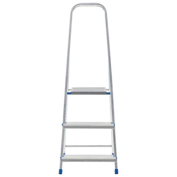 vidaXL Aluminium Trittleiter 3 Stufen 150 kg