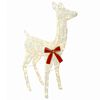 vidaXL 3D Weihnachtsrentier LOVIISA 110 LEDs Warmes Wei&szlig;