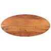vidaXL Tischplatte 90x40x3,8 cm Oval Massivholz Akazie