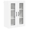 vidaXL Wandglas-Schrank PORTO Wei&szlig; 60 x 31 x 80 cm Holzwerkstoff