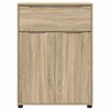 vidaXL Badezimmerschrank mit Regal Sonoma-Eiche 72,5 x 36,5 x 100 cm