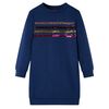 vidaXL Kinder-Pulloverkleid Marineblau 92