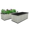 Keter Garten-Blumentopf Sequoia Large Grau PP 240933