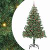 vidaXL Weihnachtsbaum Gr&uuml;n 210 cm PVC