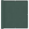 vidaXL Balkonsichtschutz Dunkelgr&uuml;n 110 x 600 cm Oxford-Stoff