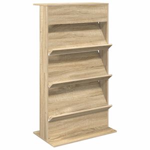 vidaXL Magazinregal Sonoma-Eiche 70 x 41 x 126 cm Holzwerkstoff