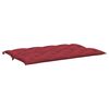 vidaXL Gartenbank-Auflage Weinrot 150x(50+50)x7 cm Oxford-Gewebe