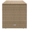 vidaXL Outdoor-Kissenbox Beige 100x55x55,5 cm Poly Rattan