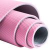 Pure2Improve Yogamatte 173×58×0,6 cm Rosa und Grau