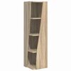 vidaXL Eckschrank 27,5x27x102cm Holzwerkstoff Sonoma-Eiche
