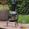 RedFire Gartenkamin Sauda Bronzen Stahl