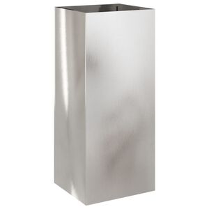 vidaXL Pflanzk&uuml;bel Silbern 32x29x75 cm Edelstahl