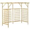 vidaXL Pergola f&uuml;r 3 M&uuml;lltonnen Kiefernholz Impr&auml;gniert