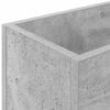 vidaXL Sonnenschirmhalter Beton Grau 40 x 20 x 55,5 cm Holzwerkstoff