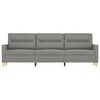 vidaXL 3-Sitzer-Sofa Dunkelgrau 210 cm Stoff