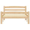 vidaXL Bettgestell mit 2 Schubladen Massivholz Kiefer 90x200 cm
