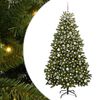 vidaXL K&uuml;nstlicher klappbarer Weihnachtsbaum 180 cm 300 LEDs