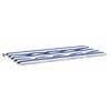 vidaXL Gartenbank-Auflage Blau&Wei&szlig; Gestreift 100x50x3cm Oxford-Gewebe
