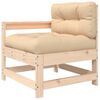 vidaXL 6-tlg. Garten-Lounge-Set mit Kissen Massivholz
