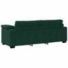 vidaXL 3-Sitzer-Sofa Dunkelgr&uuml;n 220x77x82 cm Samt