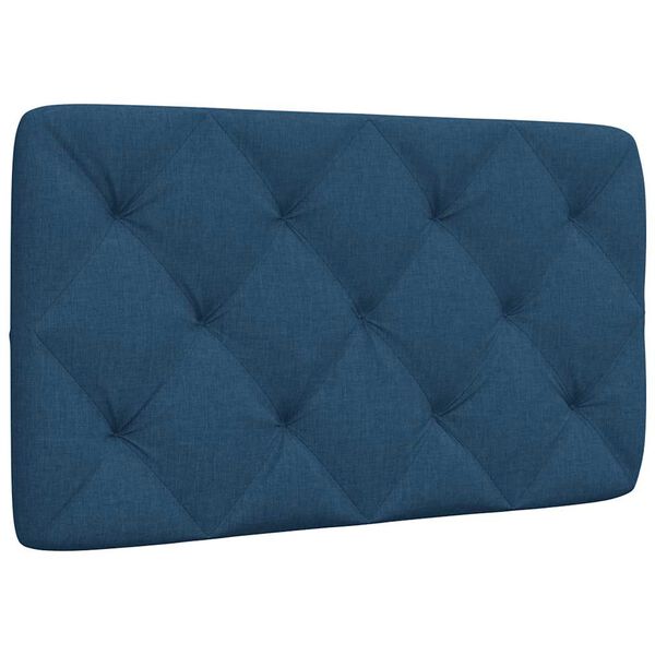 vidaXL Kopfteil-Kissen Blau 90 cm Stoff