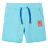 Kindershorts mit Kordelzug Aquablau 128