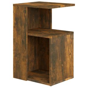 vidaXL Beistelltisch R&auml;uchereiche 36x30x56 cm Holzwerkstoff